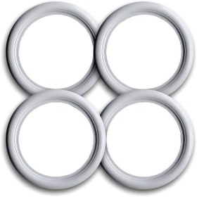 Resim Oto Lastik Yanağı Lüks Beyaz 14 Jant 4 Adet Yanak 