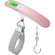 Resim Dijital Bagaj Terazisi Elektronik Lcd Terazi Gül Altın Gül Altını 