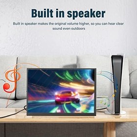 Resim Taşınabilir Monitör, 8.9 İnç 1920x1200 LCD Dokunmat Ekran, 160 Derece Tam Görünüm Harici Monitör İkinci Ekran Için RPi 4 3 2 B B+ A 