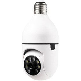 Resim 360 Ptz Ip Kamera Gece Görüş Kablosuz Akıllı Ampul Wifi Camera 