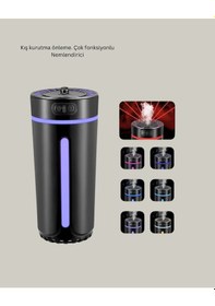 Resim Bfs Usb Aromaterapi Difüzör Ultrasonik Hava Nemlendirici Led Gece Lambalı 