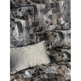 Resim MCM Group Cotton Box Smart Çift Kişilik Yatak Örtüsü Milan Kahve 