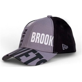 Resim Gri Brookly Nets Basketbol Beyzbol Şapkası - Standart Gri 