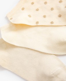 Resim Koton Puantiyeli 3'lü Patik Çorap Seti Çok Renkli Multıcolor 4sak80077aa Mavi 