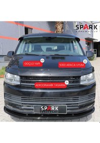 Resim Volkswagen Transporter T6 2015-2020 Yıl Aralığı Uyumlu Kaput Rüzgarlığı 4mm Siyah 