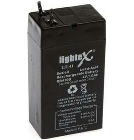 Resim 4 Volt 1 Amper Lightex Lt-41 Akü 35 22 64 Mm 