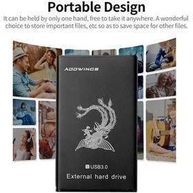 Resim Novahub Addwıngs Usb 3.0 Taşınabilir Harici Disk: Parola Koruma, Otomatik Yedekleme, 160gb, Siyah, Hızlı Bağlantı, 2.5 Boyutu 