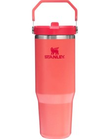 Resim Stanley The Iceflow Flip Straw Pipetli Termos Bardak 0,89 Lt 30 Oz - Hot Coral Mercan 