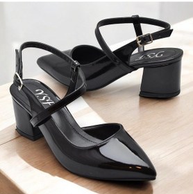 Resim Ispartalılar 6512 6cm Kadın Topuklu Ayakkabı Stiletto Abiye Düğün Nişan Ayakkabısı Siyah 