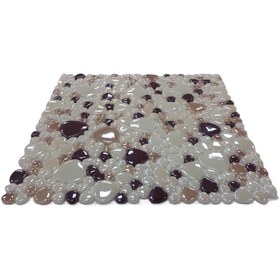 Resim MozaiKristaL Tüm yüzeylere uygulanabilir, Krem, Kahve, Bej Mix. 31.5x31.5cm Fileli Cam Mozaik ( 1 m2 Fiyatıdır ) 