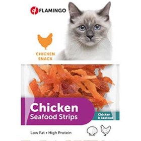 Resim Flamingo Chicken Tavuklu Balıklı Kedi Ödül Maması 1 Adet 85 Gr 