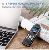 Resim Monyee Vr001 8gb Taşınabilir Ses Kaydedici, Yüksek Kaliteli Mikrofonlu Ve Gürültü Azaltma Özellikli 
