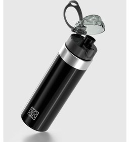 Resim Renga Saga Metal Aksesuarlı 630 Ml Tritan Matara 912092 Good Siyah Siyah 