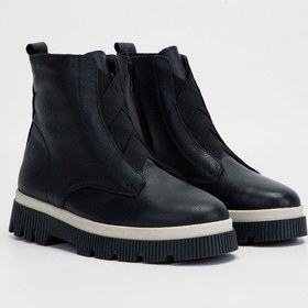 Resim Valmenti Kadın Siyah Floter Hakiki Deri Casual Bot 824 3752 Bn Bot Sk23/24 Siyah 