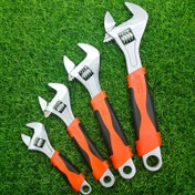 Resim 1 adet Ayarlanabilir Anahtar 6 inç Manuel Araç Seti, Aktif Anahtar, Ağır Görevler için Büyük Açıklıklı Çok Fonksiyonlu Araç Seti - Dayanıklı Metal, El ile Çalıştırılan 