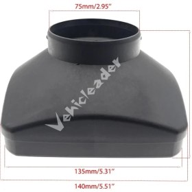 Resim Xiyu Shop 5kw Tek Delik 75MM Stili Hava Dizel Park Isıtıcı Parçaları Için Hava Çıkışı Havalandırma Kapağı Webasto Isıtıcı 2kw 5kw Araba Kamyon Otobüs Karavan Tekne Isınma (Yurt Dışından) 