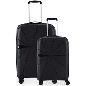 Resim Ççs 5264 Büyük Kabin 2 Li Valiz Seti Mor 