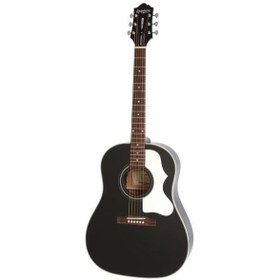 Resim Epiphone Masterbilt AJ-45ME Elektro Akustik Gitar (Ebony) 
