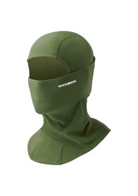 Resim Springsun Rockbros Dış Mekan Kış Sıcak Ve Rüzgar Geçirmez Maske, Dış Mekan Polar Atkı, Soğuk Ve Duman Maskesi, Bisiklet Başlığı Ordu Yeşili Yeşil 