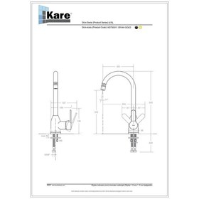 Resim Stil Mix Eviye Uzun Borulu Oynar Perlatörlü Siyah-89 Siyah 