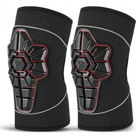 Resim Çocuklar İçin Yüksek Koruma Sağlayan Dizlik Kaykay, Bisiklet Ve Paten Kullanımı İçin Siyah Siyah 