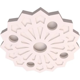 Resim Motifpiyer Tavan Spot Göbegi-Motifli-Çokgen-03-56cm-Modeller 