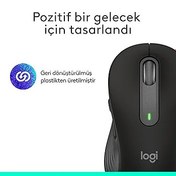 Resim Logitech Signature M650 Kablosuz Mouse, Küçük ve Orta Boy Sağ El için, 4000 DPI, Sessiz, Bluetooth, Logi Bolt USB Alıcı, 24 Ay Pil Ömrü, Siyah 
