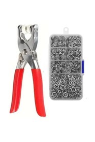 Resim AyrStore 200 adet Paslanmaz Çelik Çıtçıt ve Pense Seti Metal Çıt Çıt Makinesi 