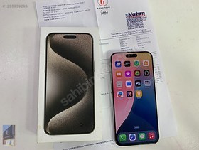 Resim Apple iPhone 15 Pro Max İkinci El TR | 1 TB | Natürel Titanyum 