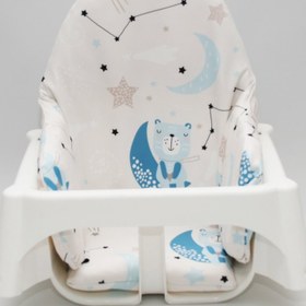 Resim Blue Bear Bambi Mama Sandalyesi Minderi 