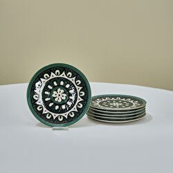 Resim Lagada 6 Parça Porselen Pasta Seti 