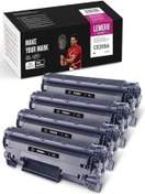 Resim HP 285A CE285A için Laserjet Pro P1102 P1102w M1132 M1217nfw M1214 M1218nfs MF3010 (4 Siyah) 