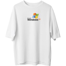 Resim Windows XP - Oversize T-Shirt - S / Beyaz 