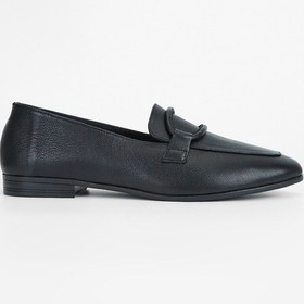 Resim Valmenti Kadın Siyah Hakiki Deri Loafer Ayakkabı 824 3405 Bn Ayk Sk23/24 Siyah 