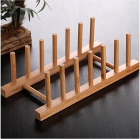 Resim Royaleks Bambu Lüx 6 Bölmeli Tabaklık 25 x 13.5 x 11 cm 