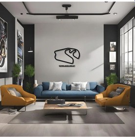 Resim Sanatsal Metal Tablo Sao Paulo Grand Prix Metal Duvar Tablosu Formula 1 