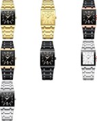 Resim Rogfer Fngeen 3627 Su Geçirmez Takvim Erkek Kare İzle Beyaz Çelik Beyaz Yüzey Çok Renkli Çok Renkli 