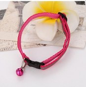 Resim Gül Kırmızısı Yansıtıcı Çan Köpek Kedi Evcil Hayvan Tasması Yavru Chihuahua 