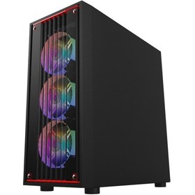 Resim Vento Vg22al 850w Tempered Glass Usb 3.0 Mesh Argb E-atx Tower Kasa + Fsp Hd2-850w Gen5 Psu 