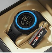 Resim Sunshine022 Sanda Erkek Multifonksiyonel Digital Saç Black Blue Led Işık Kronometre Tarih Spor Diğer 