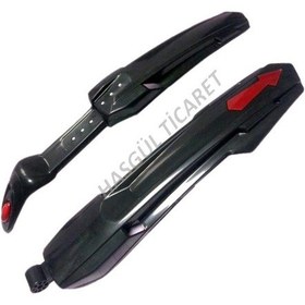 Resim HSGL BİSİKLET PLASTİK CAMURLUK Beyaz - Gri 