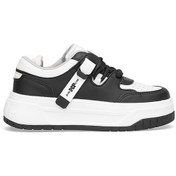 Resim M.p 252-6125zn Kadın Klasik Sneaker Siyah - Beyaz Siyah - Beyaz 