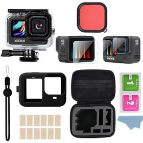 Resim Trendfone X-427 Gopro Hero 9 10 11 Black Başlangıç Aksesuar Seti 