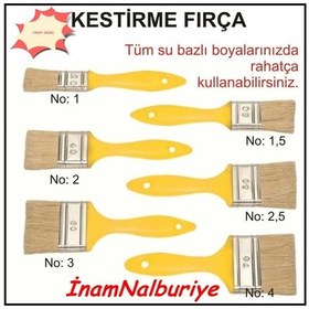 Resim Kestirme Firça - 4 Numara Kestirme Firça 1. Kalite 