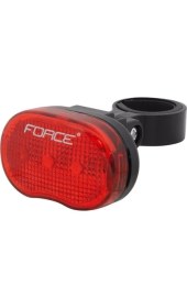 Resim Force 3 Ledli Yuvarlak Bisiklet Arka Kırmızı Stop Lambası 
