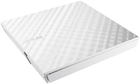 Resim ASUS Sdrw-08D2S-U Lite - Windows Ve Mac Os Için Uyumlu Ömür Boyu Veri Yedeklemesi için M-Disc Desteği ile Taşınabilir 8X DVD Yazıcı, Beyaz 