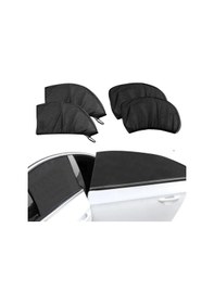Resim Chuangyinshop Tallew 4pcs Araba Yan Cam Gölgelikleri Evrensel Nefes Alabilir Güneşlik Örtü 19-25in 22-45in 