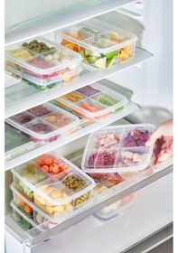 Resim Nandy Home Büyük Boy Kare Saklama Kabı Seti 4'lü Beyaz 