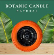 Resim Zargana Doğru İş El Araba Tekeri Patlamaz Rulmanlı Pu 350x70mm 