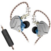 Resim KZ ZSN Pro Hibrit Sürücü In Ear Monitör IEM Kablolu Kulak İçi Oyuncu Kulaklık Mikrofonlu 